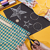 Transparent Acrylic Sewing Template AJEW-NB0007-10E-3