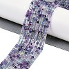 Natural Colorful Fluorite Beads Strands G-P553-E01-02-6
