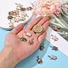 20Pcs 4 Colors Alloy Enamel Pendants ENAM-CJ0002-44-3