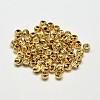 Rack Plating Brass Corrugated Round Spacer Beads KK-I600-4mm-G-RS-2