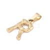 304 Stainless Steel Pendants STAS-F235-01G-R-2