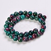 Synthetic Ruby in Zoisite Beads Strands G-K254-05-8mm-2