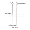 304 Stainless Steel Eye Pins STAS-YW0001-51-5
