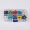 Round Polymer Clay Rhinestone Beads RB-X0010-2