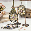 200Pcs 10 Colors Plating Acrylic Cabochons OACR-TA0001-17-8