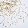 CHGCRAFT 36Pcs 3 Styles Alloy Open Back Bezel Pendants FIND-CA0006-07-6