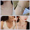 6Pcs 2 Colors Eco-Friendly Brass Pendants KK-BBC0024-64-6