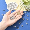 50Pcs Halloween Tibetan Style Alloy Witch Charms FIND-YW0010-74-3