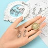 10Pcs Alloy Crystal Rhinestone Star European Dangle Charms MPDL-YW0001-06-3