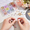 ARRICRAFT 240Pcs 12 Colors Baking Painted Crackle Glass Beads DGLA-AR0001-11-3