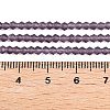 Imitate Austrian Crystal Frosted Glass Beads Strands EGLA-A039-T6mm-MD04-5