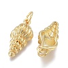 Brass Pendants ZIRC-M108-58G-2