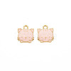 Eco-Friendly Zinc Alloy  Pendants ENAM-R051-01-02G-01-NR-3