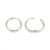 Tarnish Resistant 304 Stainless Steel Huggie Hoop Earrings EJEW-G272-02-20mm-P-3