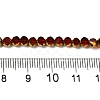 Electroplate Glass Beads Strands EGLA-P061-01B-05-4