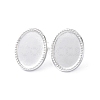 Non-Tarnish 304 Stainless Steel Stud Earring Finding EJEW-I285-31P-1