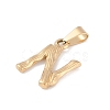 304 Stainless Steel Pendants STAS-F235-01G-N-2