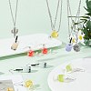 SUNNYCLUE Cup Bottle Pendant Earring Necklace DIY Making Kits DIY-SC0017-84-5