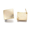 Brass Stud Earring Findings X-KK-N233-020-NF-3