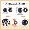 200Pcs 2 Style Dyed Natural Maple Wood Beads WOOD-TA0002-80-4