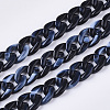 Acrylic Handmade Curb Chains SACR-N006-02A-1