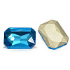 Faceted Rectangle K9 Glass Pointed Back Rhinestone Cabochons RGLA-A017-13x18mm-SM-4