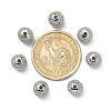 CZ Brass Micro Pave Grade AAA Clear Color Cubic Zirconia Round Beads KK-O065-8mm-05P-NR-3
