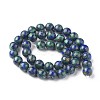 Assembled Synthetic Lapis lazuli and Malachite Beads Strands G-L528-03B-3