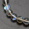 Synthetic Moonstone Beads Strands G-F143-8mm-03-3