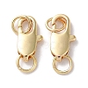 Rack Plating Brass Lobster Claw Clasps KK-F090-24LG-02-1