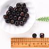 Coconut Brown Barrel Natural Wood Beads X-WOOD-S030-08-LF-7