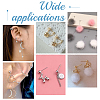 304 Stainless Steel Stud Earring Findings STAS-UN0015-38-6