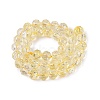 Crackle Transparent Glass Beads Strands GLAA-N063-10mm-09-3