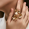Brass Cuff Rings for Women LS-RJEW-Z097-01G-01-1