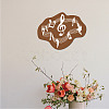 Creative Natural Wooden Wall Hanging Decoration AJEW-WH0331-010-7