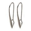 Brass Earring Hooks KK-H502-11P-1