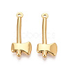304 Stainless Steel Pendants STAS-T068-39G-1
