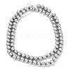 Electroplate Synthetic Magnetic Hematite Beads Strands G-E602-01C-2