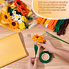 DIY Sunflower Twist Stick Making Kits AJEW-SC0032-03-4