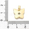 Brass Micro Pave Cubic Zirconia Pendents KK-M303-01G-07-3