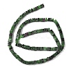 Natural Ruby in Zoisite Beads Strands G-A280-C09-01-4