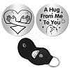 CREATCABIN Pocket Hug Token Long Distance Relationship Keepsake Keychain Making Kit DIY-CN0002-67F-1