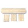 1-Slot Wooden Earring Display Card Stands EDIS-R027-01A-01-2