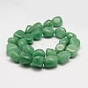 Natural Green Aventurinee Bead Strands G-K153-D20-2