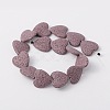Natural Lava Rock Beads Strands G454-1-2