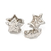 Brass Hoop Earrings EJEW-Q799-03B-P-2