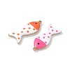 201 Stainless Steel Enamel Pendants STAS-C138-02B-G-2