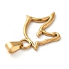 PVD Vacuum Plating 304 Stainless Steel Pendants STAS-D069-03G-3