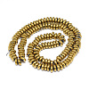 Electroplate Non-magnetic Synthetic Hematite Beads Strands G-T061-42F-2