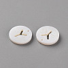 Natural Freshwater Shell Pendants SHEL-Q311-008Y-2